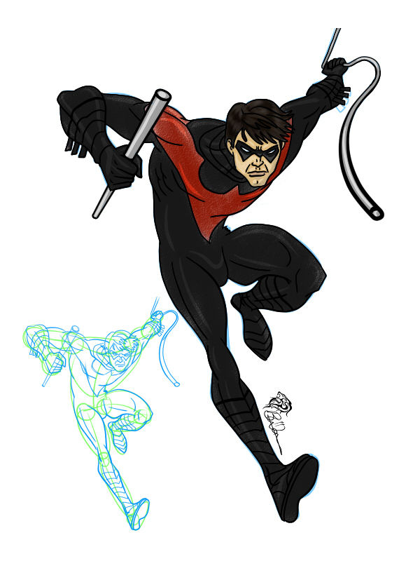 nightwing sketch